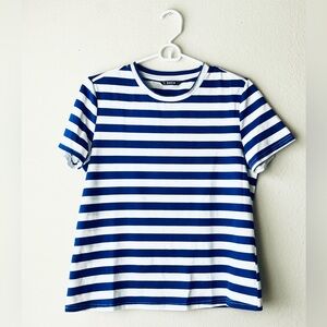 Blue and White Stripes T-shirt